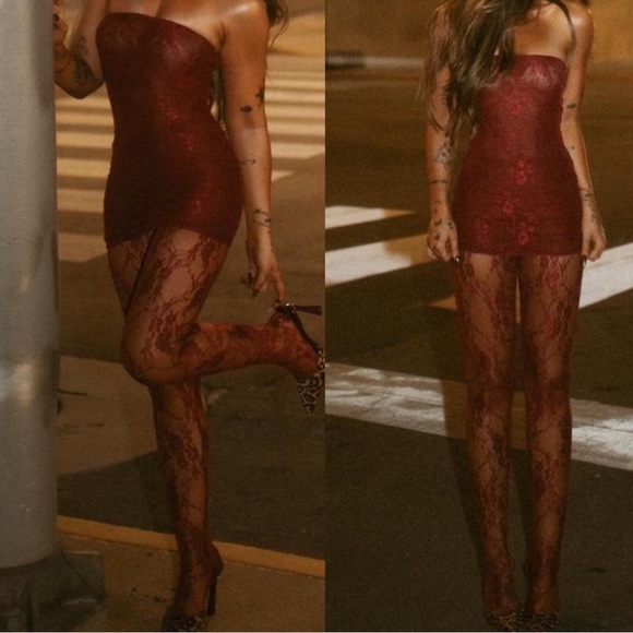 NEW Somebodee The Bruna Dress in Red Sz Medium